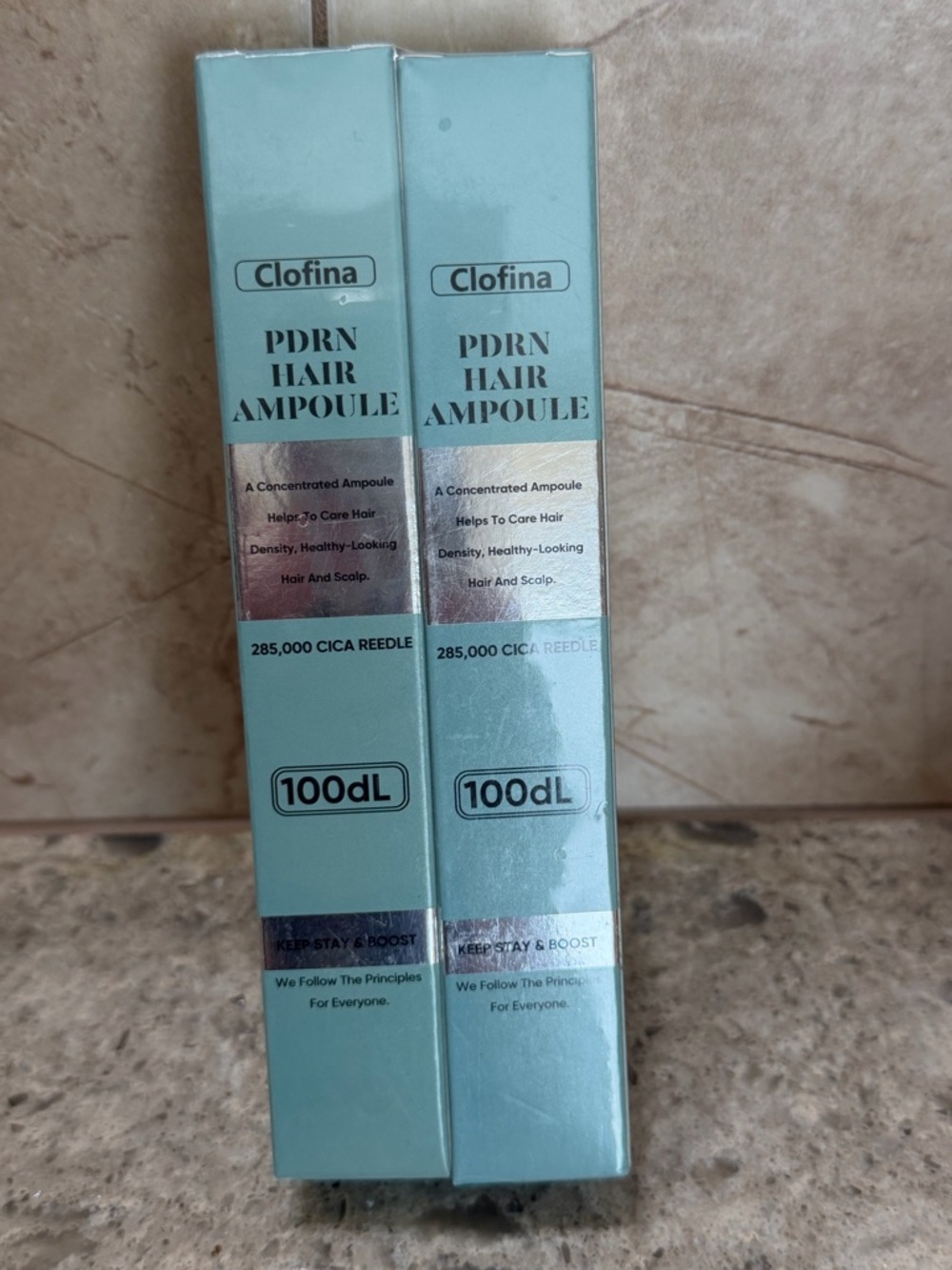 PDRN Hair Ampoule - Mint Blue Nourishing Treatment